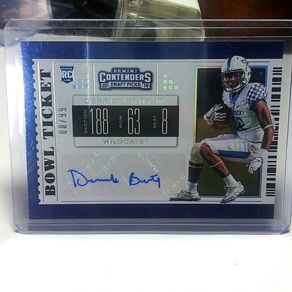 Derrick Baity JR. Rookie , Auto 08/99 #249 - Picture 1 of 2